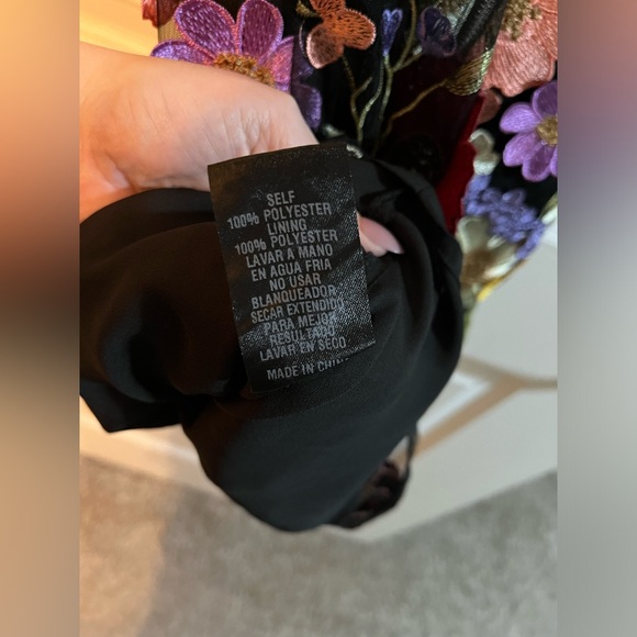 Fall Floral Mini Dress - Picture 6 of 6